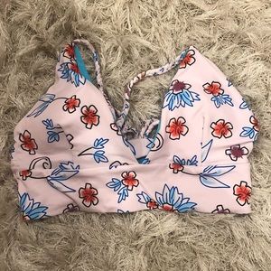 Hawaii Print Bathing Suit Top